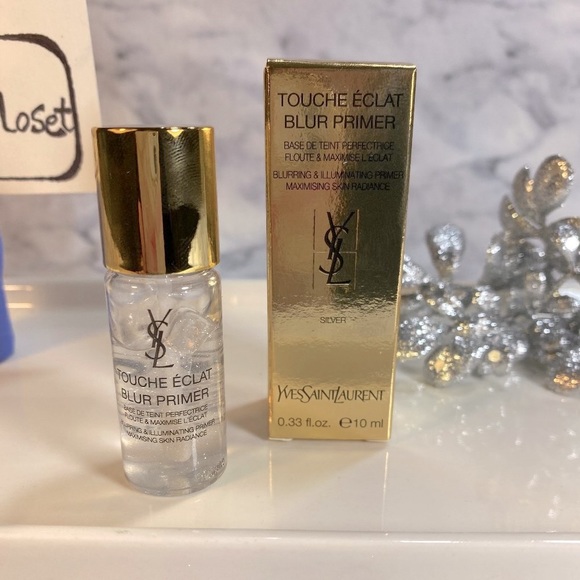 Yves Saint Laurent Blurring & Illuminating Primer - Silver, NEW - Mini 10 ml - Picture 2 of 15